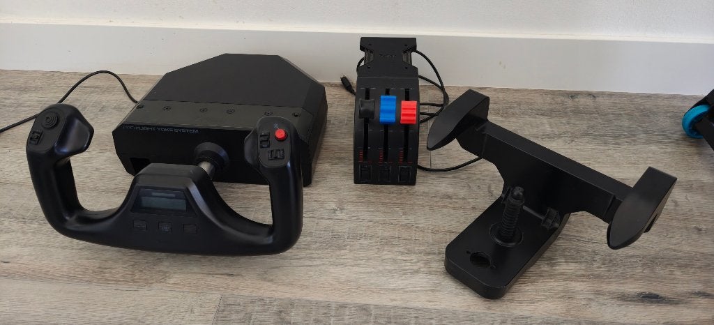 ZGAN Logitech Saitek Pro Flight Yoke, Ophalen of Verzenden, Zo goed als nieuw, Logitech