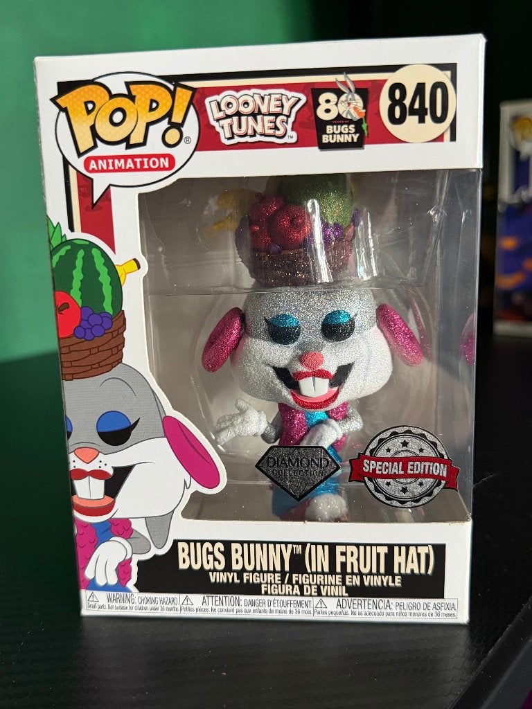 Funko Pop! Bugs Bunny (In Fruit Hat) #840 Special Edition, Ophalen of Verzenden, Zo goed als nieuw