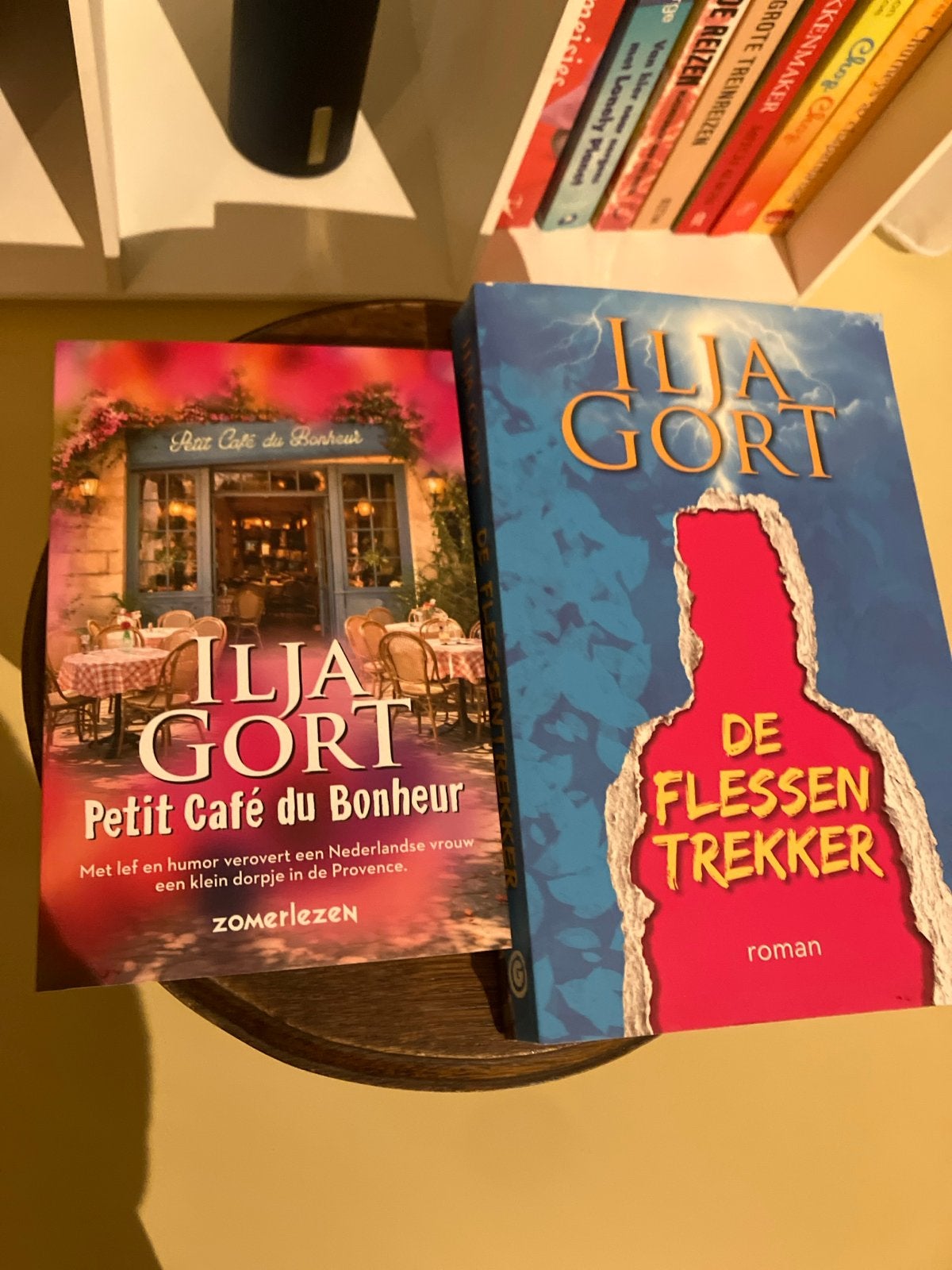 Ilja Gort Boeken: Petit Café du Bonheur & De Flessentrekker, Ophalen of Verzenden, Nieuw, Nederland