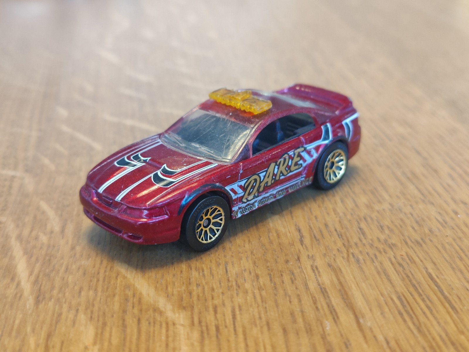 Matchbox Ford Mustang ROOD, Ophalen, Zo goed als nieuw, Auto