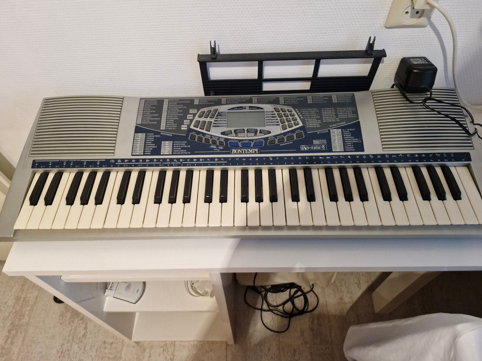 Bontempi PM 694 Hi Generation Keyboard, Overige merken, Midi-aansluiting, Ophalen of Verzenden, 61 toetsen