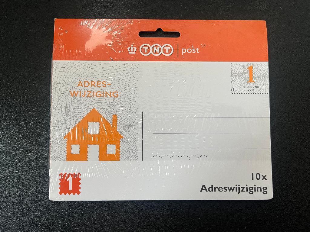 Adreswijziging G. 78b, I-fosfor getande balk LEES, Verzenden, Briefkaart