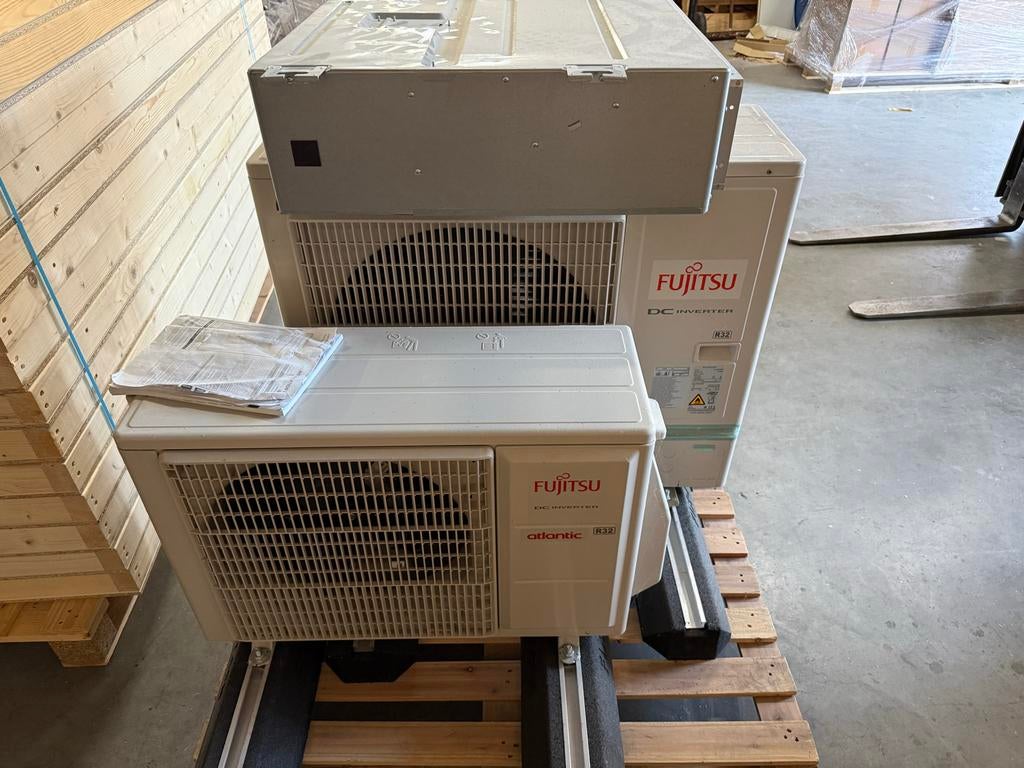 Complete airco installatie - Fujitsu DC Inverter R32, Ophalen, Koelen en Ontvochtigen, 3 snelheden of meer, Energieklasse A of zuiniger