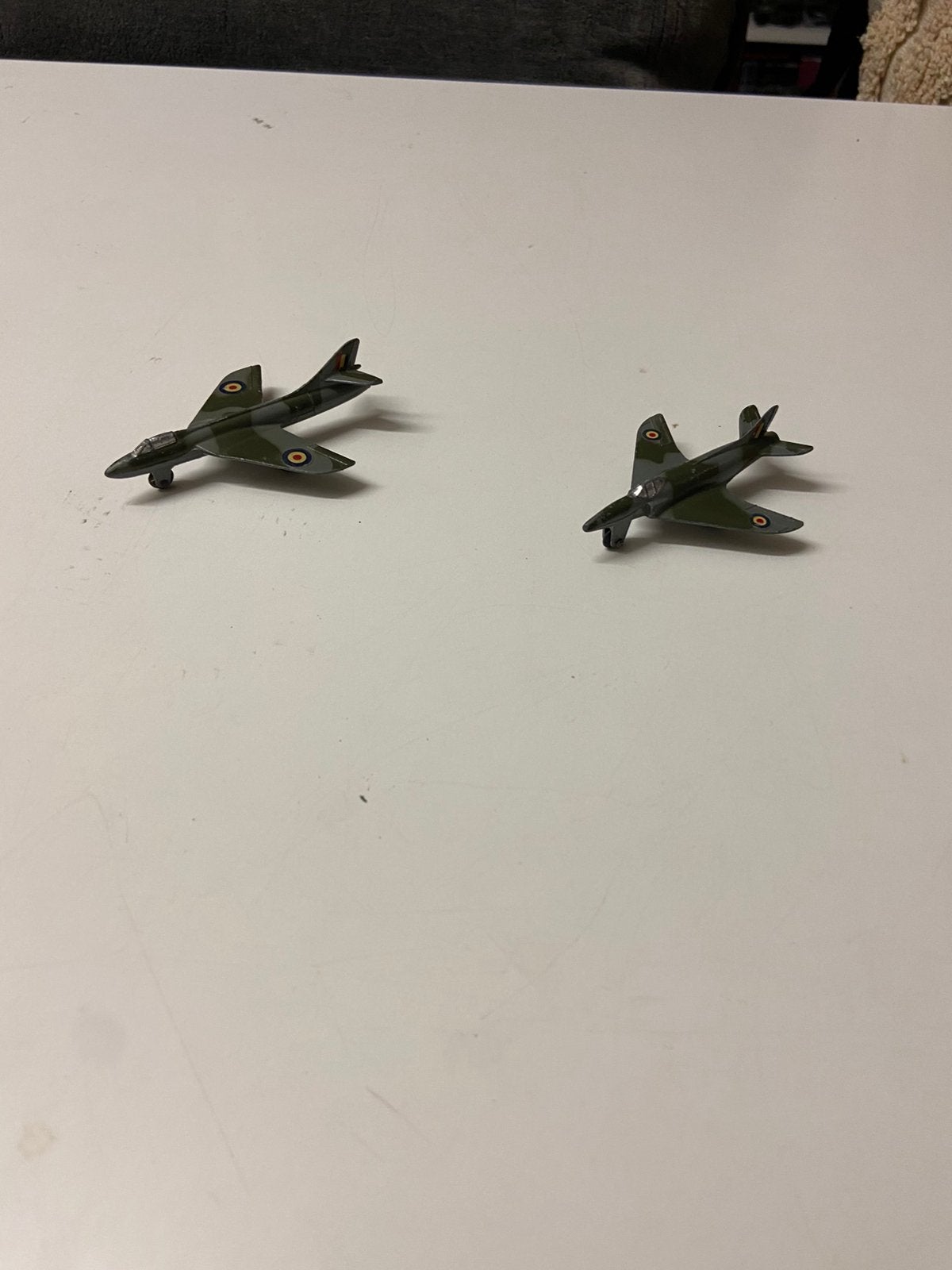 Dinky militaire vliegtuigen 736 734, Hobby en Vrije tijd, Modelauto's | 1:43, Ophalen of Verzenden, Auto, Dinky Toys