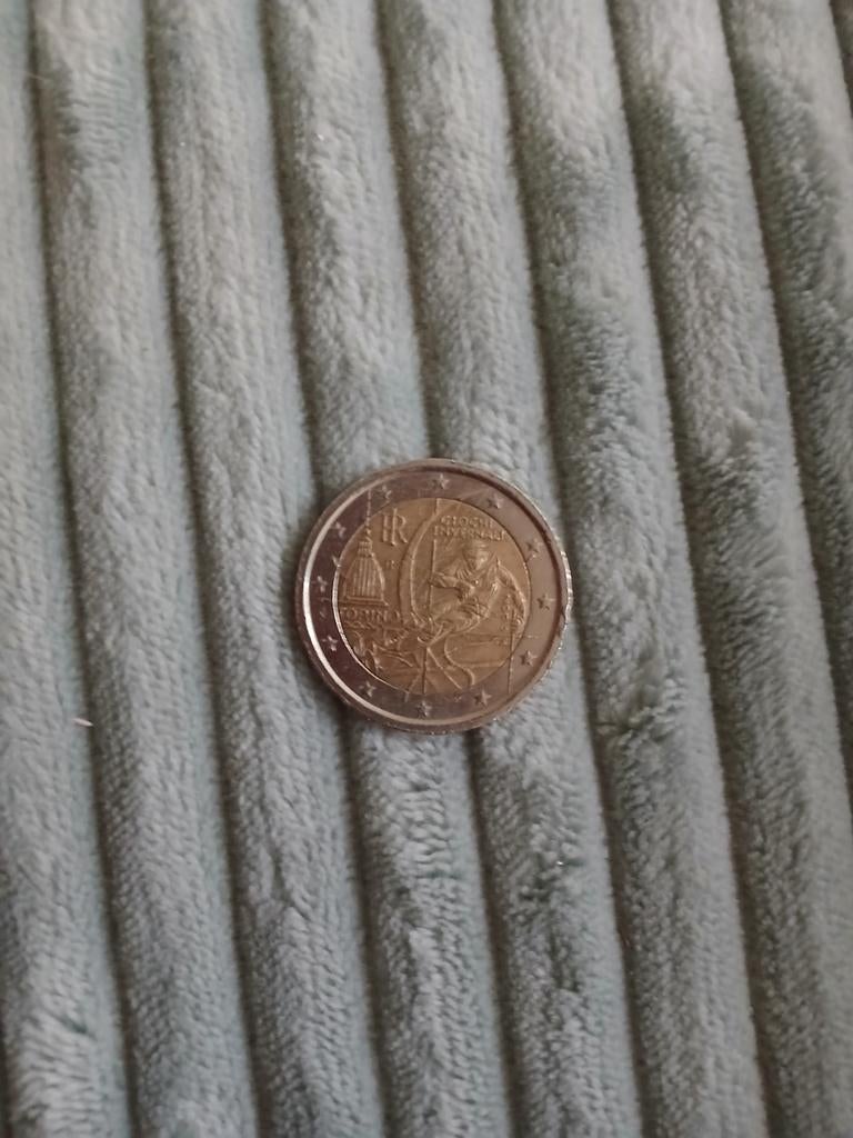 Zeldzame 2 Euro munt met misdruk - Italië 2006, Postzegels en Munten, Munten | Europa | Euromunten, Ophalen