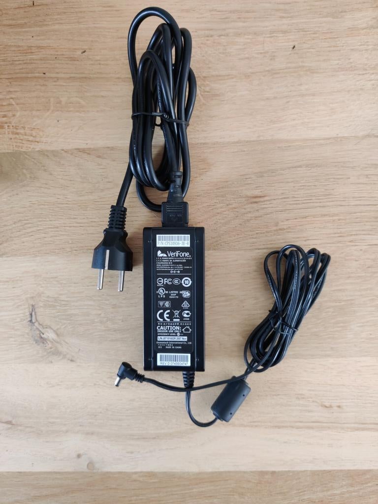 VeriFone Voedingsadapter P/N: CPS10936-3E-R, Ophalen of Verzenden, Gebruikt, VeriFone