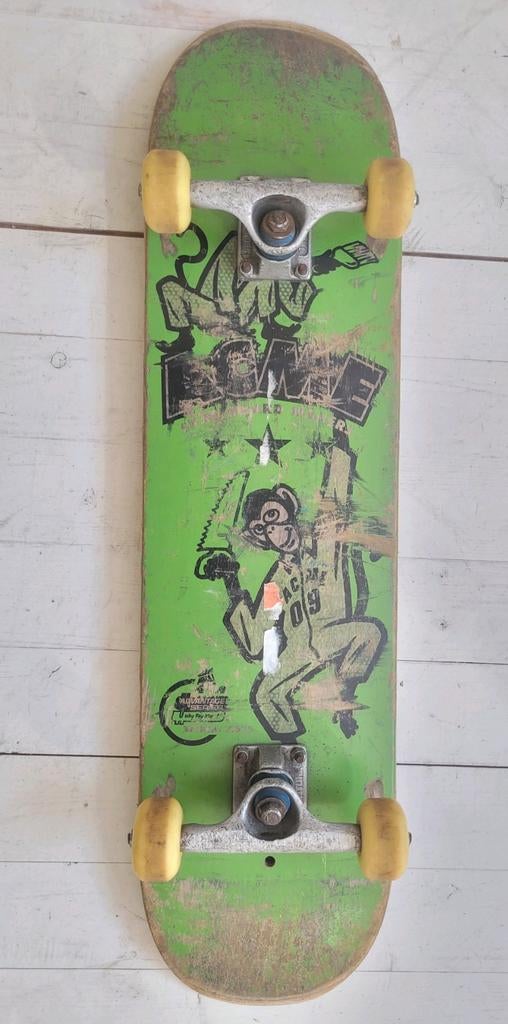 ACME Vintage 90s 00s Skateboard Deck Zorlac Independent 7.6", Sport en Fitness, Skateboarden, Ophalen of Verzenden, Gebruikt, Skateboard