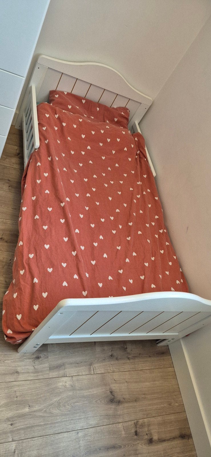 Kinderbed - MEEGROEIBED 4 in 1+ Aerosleep Matras Pakket, Kinderen en Baby's, Kinderkamer | Bedden, Ophalen, 70 tot 85 cm, Zo goed als nieuw