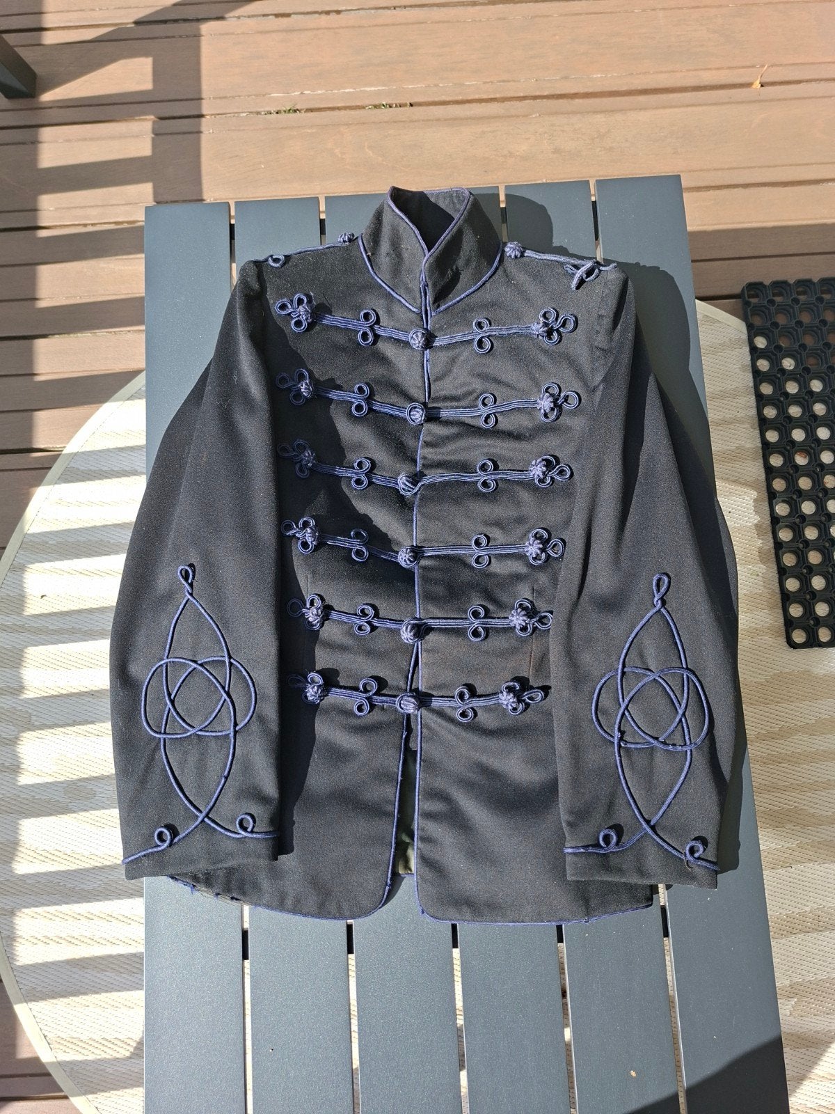 Nederlandse blauwe atilla pre1940, Verzamelen, Ophalen of Verzenden, Nederland, Kleding of Schoenen