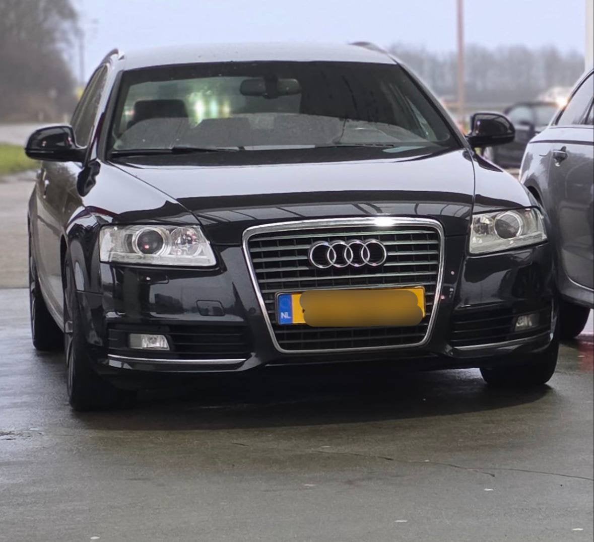 Te Koop | Audi A6 2.0 TDI  235 PK  Vol S line |Taxiklaar, Euro 5, Zwart, Leder en Stof, Zwart
