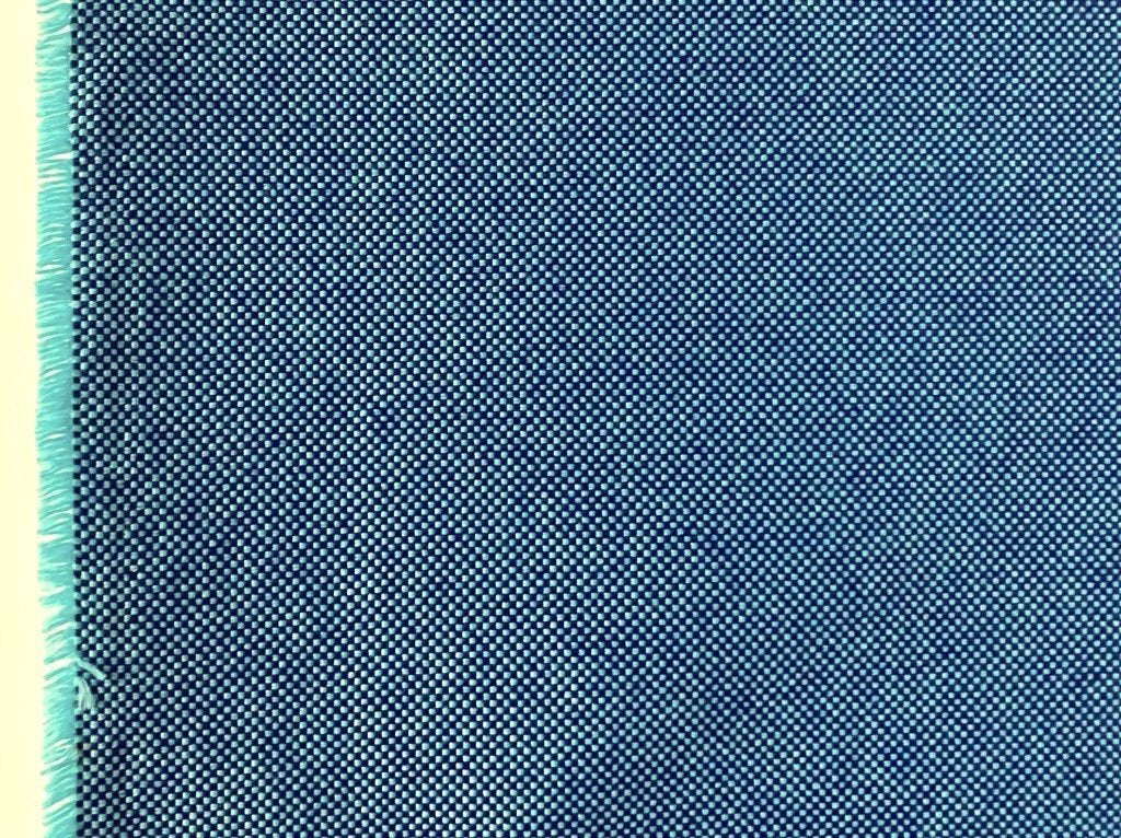 Kvadrat Field 752; kobalt + lichtblauw; restant meubelstof, Overige materialen, Blauw, Nieuw, Ophalen of Verzenden