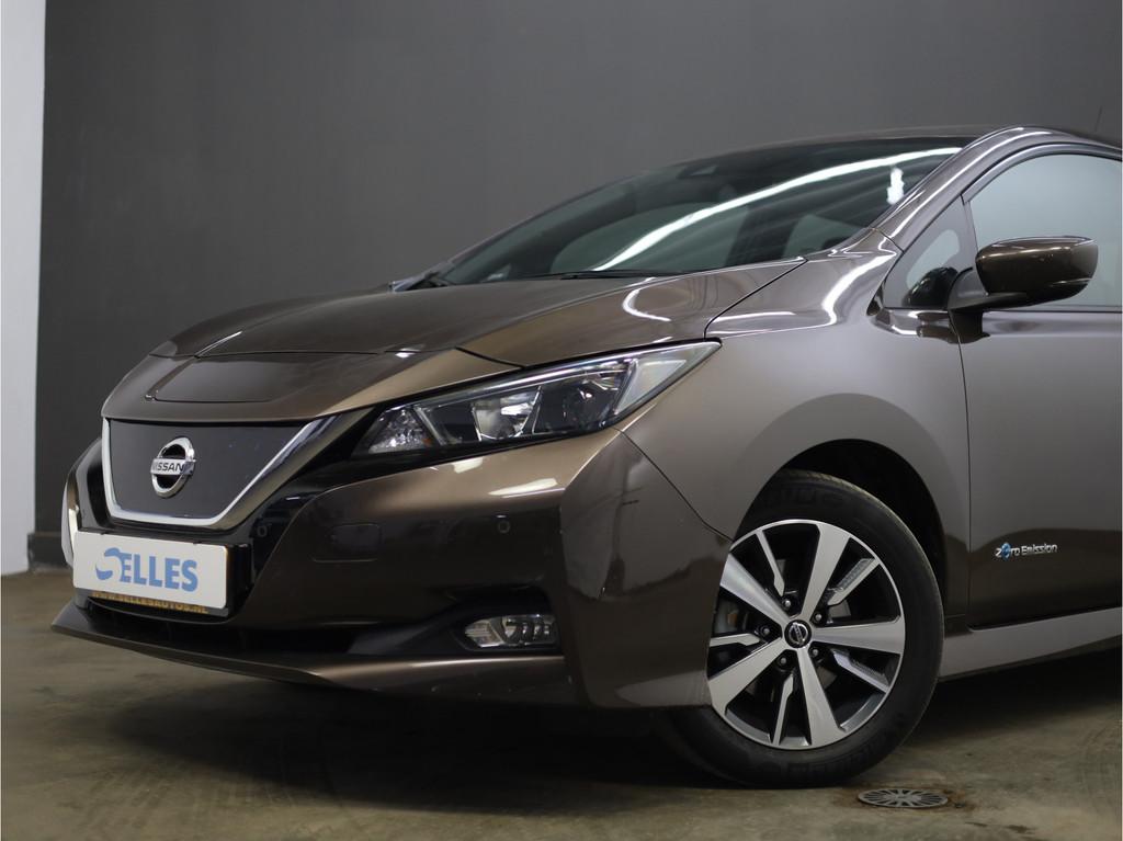 Nissan Leaf | Acenta 40 kWh | Adaptive cruise control | Came, Stof, Gebruikt, Zwart, Parkeersensor
