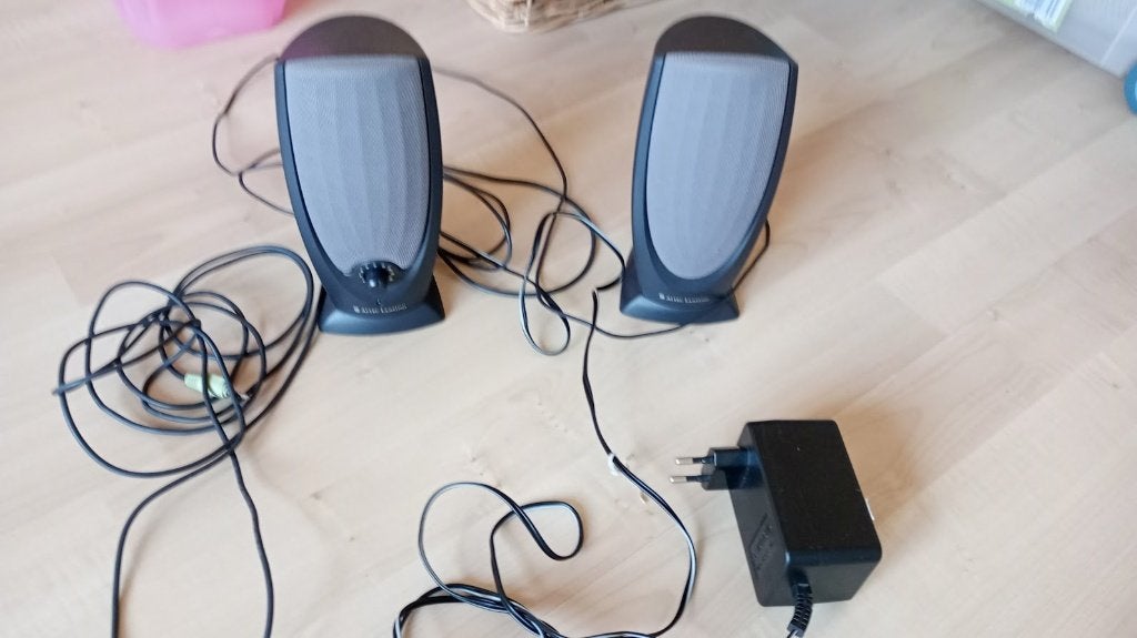 t.k pc boxen merk Altec Lansing, Ophalen of Verzenden, Gebruikt, Altec Lansing
