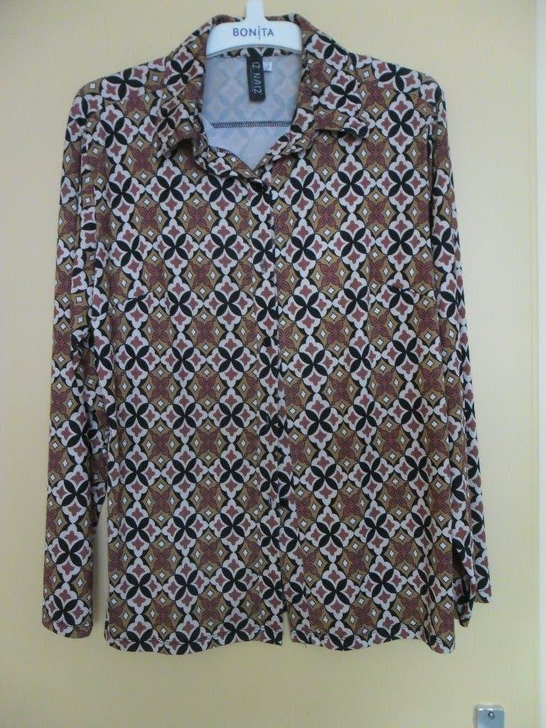 Nieuwe dames blouse Maat L, Iz naiz, Meerkleurig, Maat 42/44 (L), Nieuw