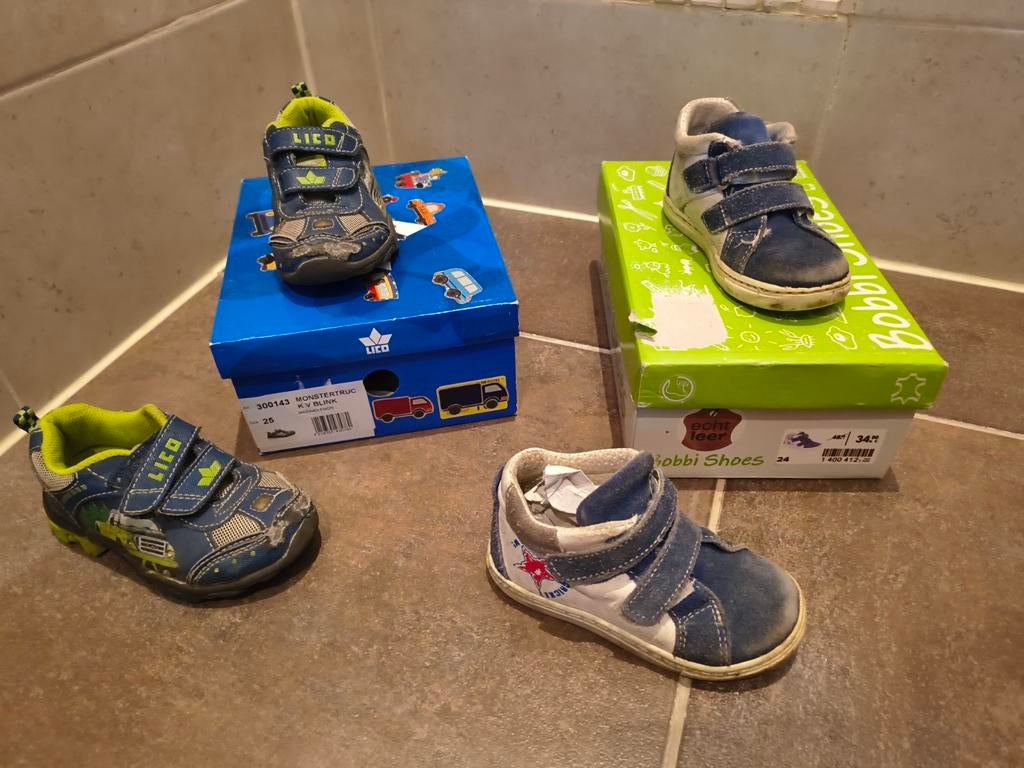 Schoenen maat 24 en 25, Bobbi Shoes, Schoenen, Ophalen of Verzenden, Jongen