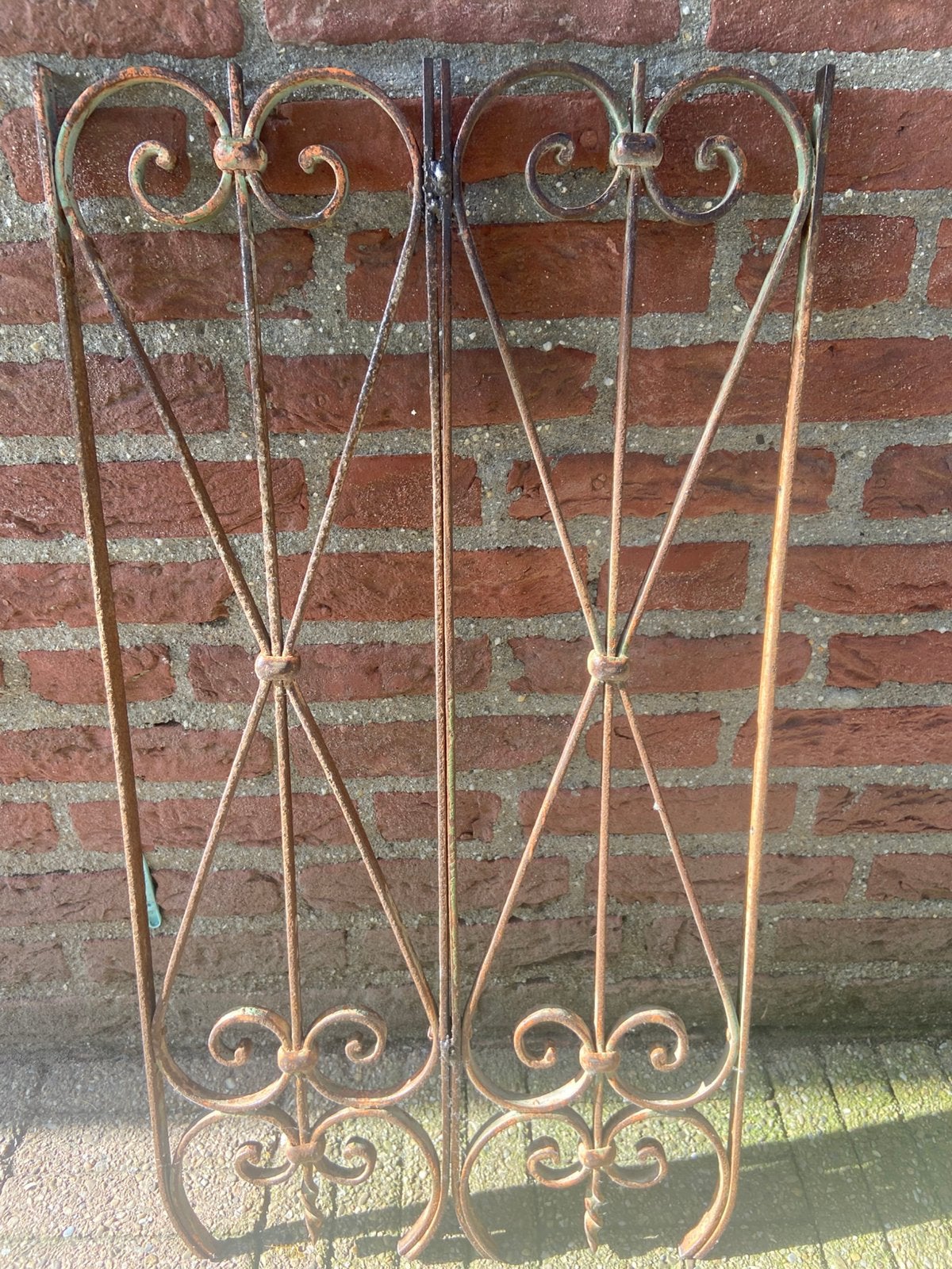 Te koop oude ijzeren sierhekjes, Ophalen of Verzenden, Zo goed als nieuw