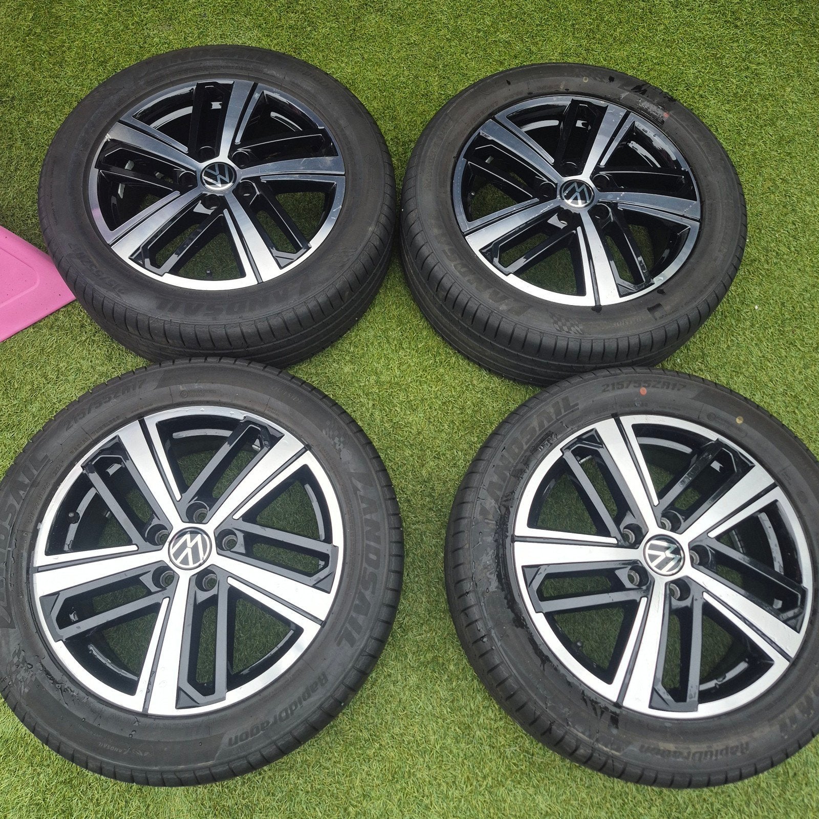 vw caddy velgen met banden 17inch, Ophalen, 17 inch, Bestelwagen, Zomerbanden