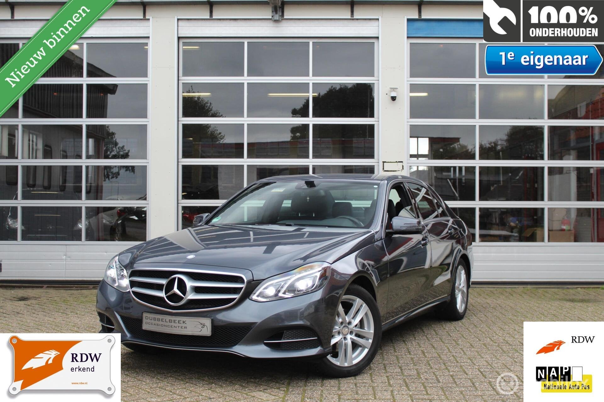Mercedes E-klasse 220d Diesel *BlueTEC* *EURO 6* Sedan Limou, Automaat, Dealer onderhouden, Achterwielaandrijving, Gebruikt