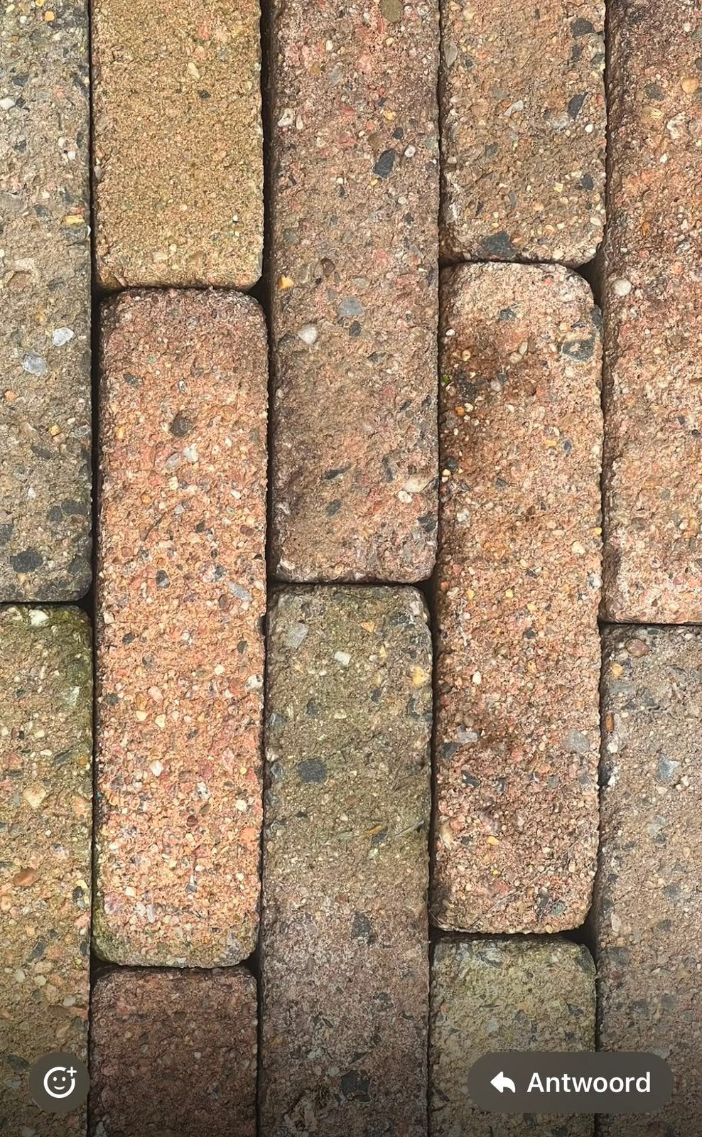 Koppelstones, terras tegels, klinkers, gratis af te halen, Tuin en Terras, Ophalen, Gebruikt, Klinkers, 5 tot 10 m²