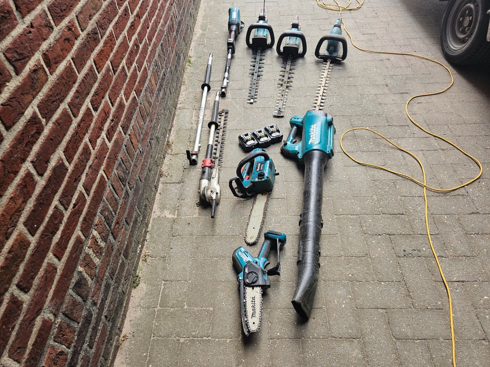 makita tuinmachines, Ophalen, Gebruikt, Accu, MAKITA