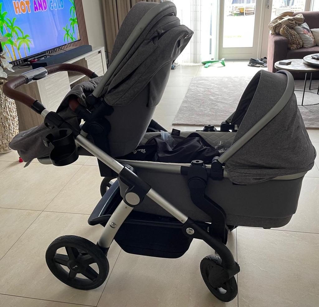 Silver Cross Kinderwagen met Reiswieg - Zo goed als nieuw, Overige merken, Ophalen of Verzenden, Zo goed als nieuw, Combiwagen