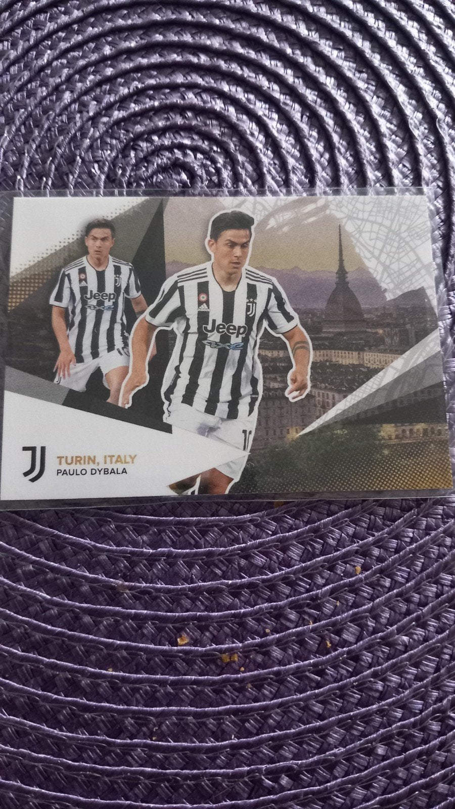 Topps Paulo Dybala Spelerskaart Juventus, Ophalen of Verzenden, Zo goed als nieuw, Buitenlandse clubs, Spelerskaart