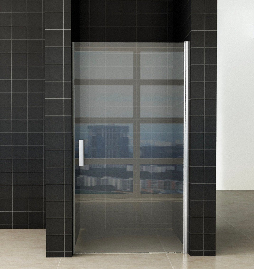 Wiesbaden Nisdeur / douchedeur met profiel 90x200cm, Ophalen of Verzenden, Nieuw