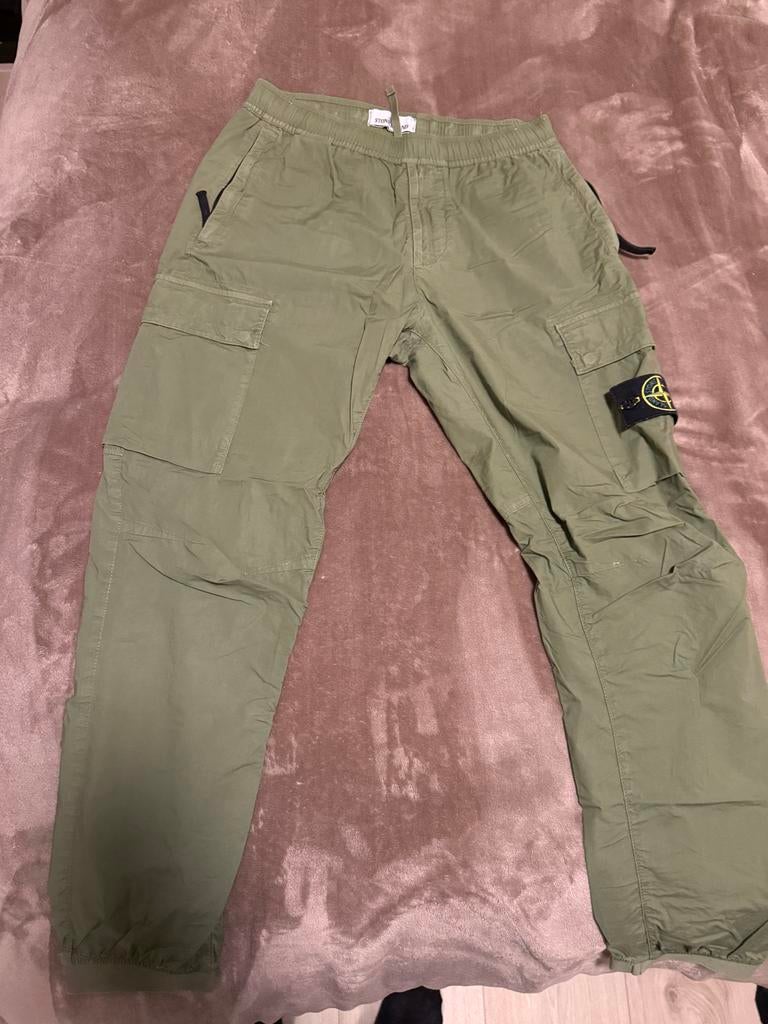 Stone Island Cargo Broek - goede staat, Ophalen, Gedragen, Maat 46 (S) of kleiner, Groen