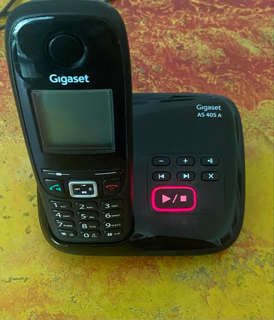 Gigaset AS405A Huistelefoon met Antwoordapparaat, Ophalen of Verzenden, Gebruikt, 1 handset
