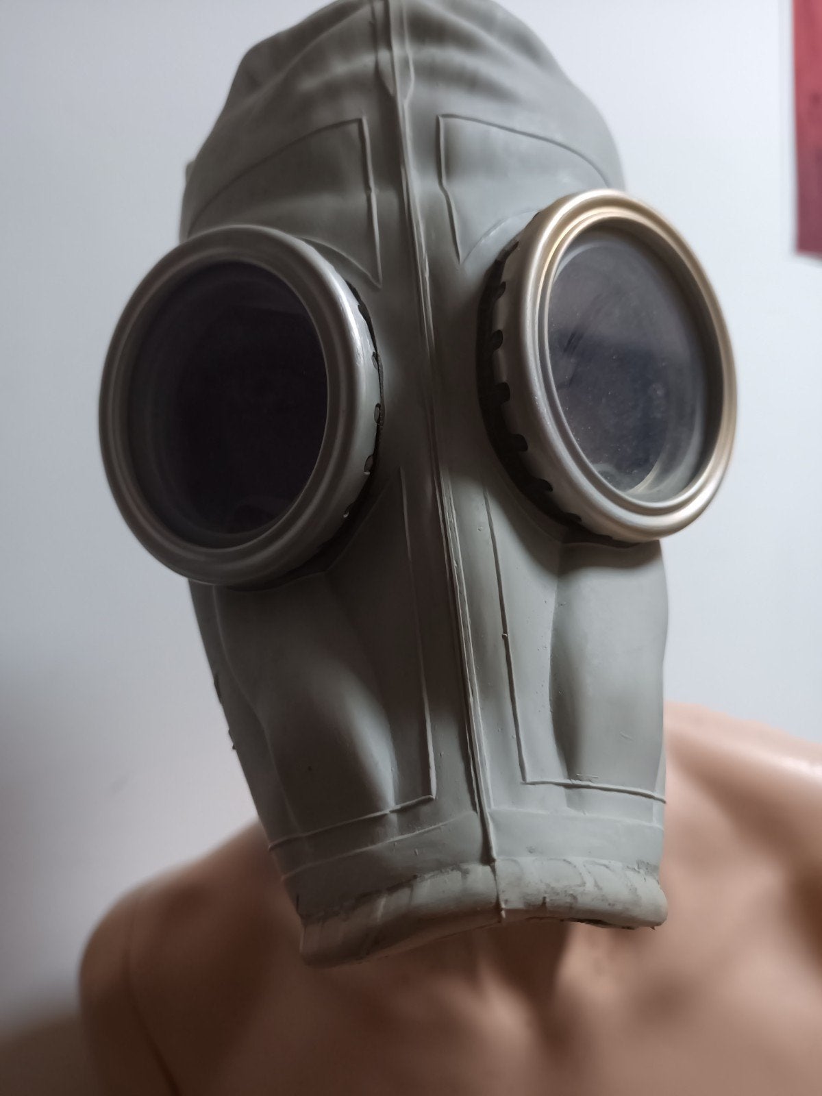 Rubber latex masker met mond opening, Ophalen of Verzenden, Overige typen