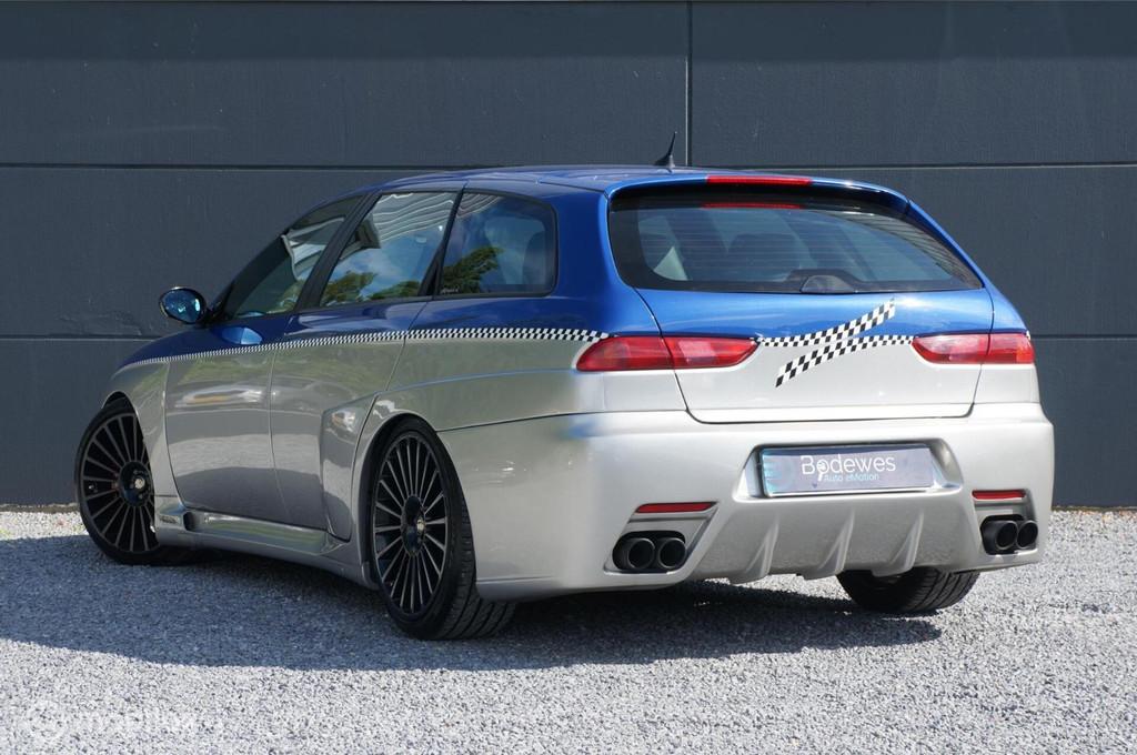 Alfa Romeo 156 Sportwagon 3.2 V6 GTA AM Autodelta Unique !, Auto's, Alfa Romeo, Voorwielaandrijving, Gebruikt, Zwart, Leder
