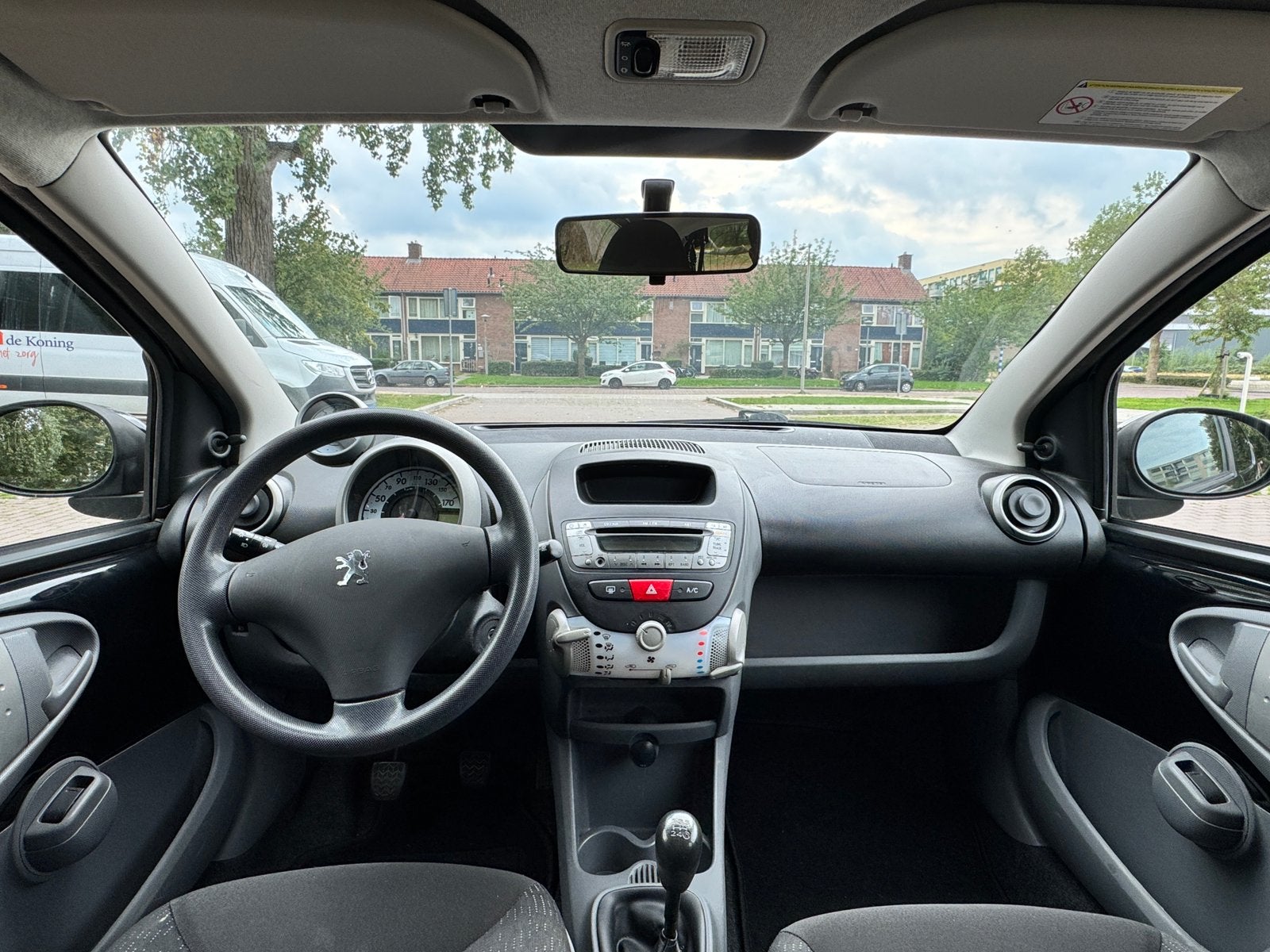 Peugeot 107  | 2010 | AİRCO | 5-DEURS | E-RAMEN | NAP AUTO|, Voorwielaandrijving, Euro 5, 4 stoelen, Handgeschakeld
