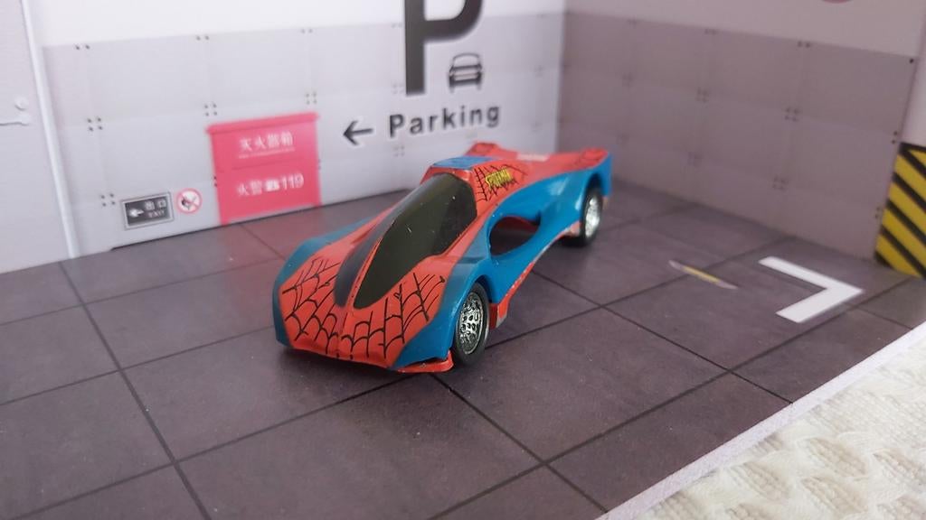 Spiderman speelgoedauto - Marvel, Ophalen of Verzenden, Gebruikt