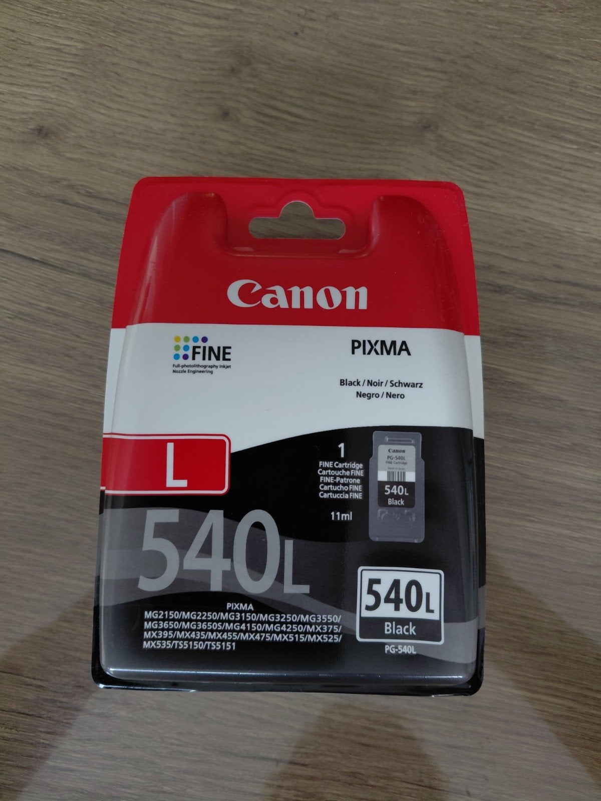 Canon Pixma PG-540L Zwarte Inktcartridge - Nieuw, Ophalen, Nieuw