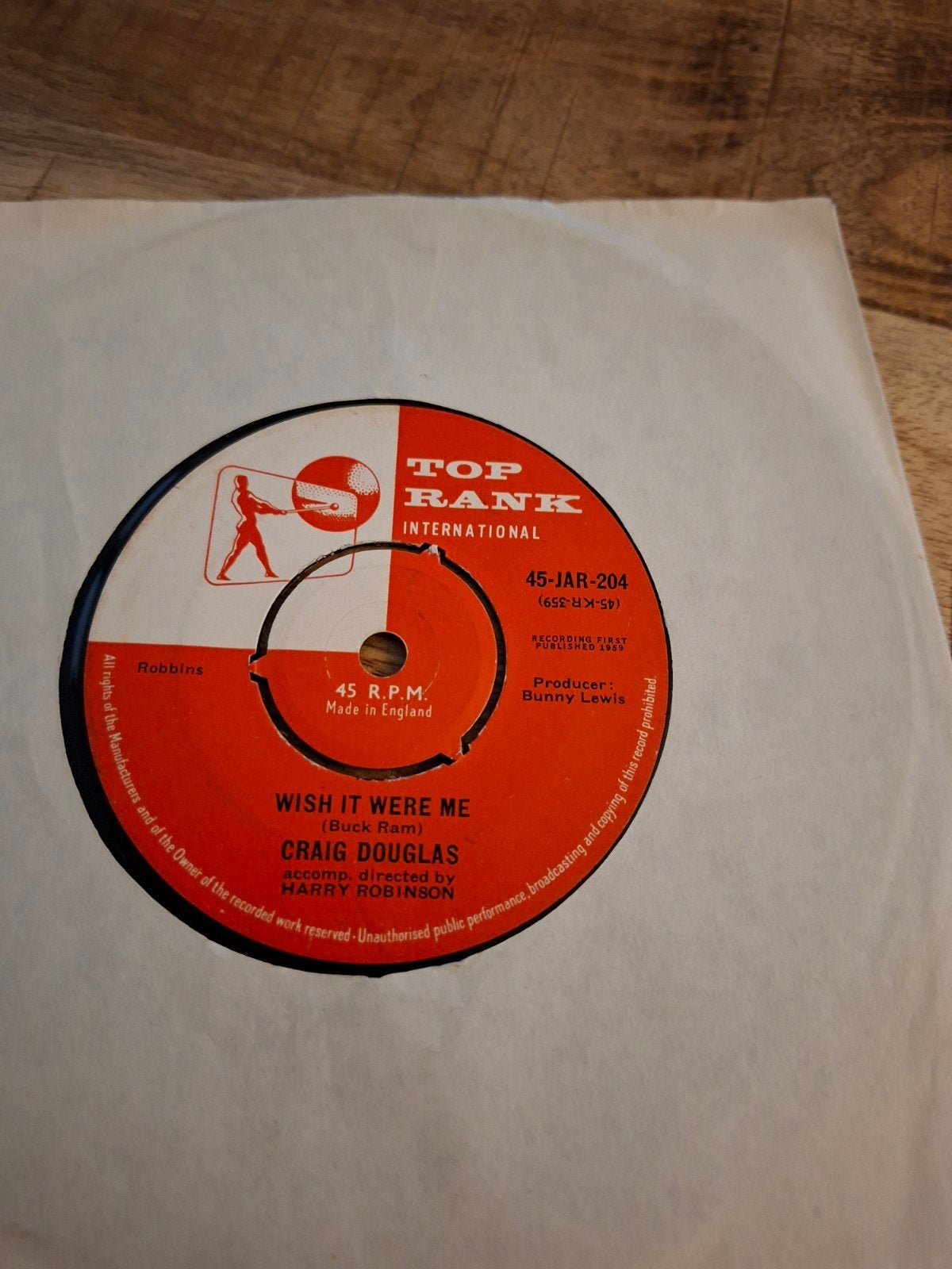 Craig Douglas  / wish it were me, Ophalen of Verzenden, Zo goed als nieuw, Pop