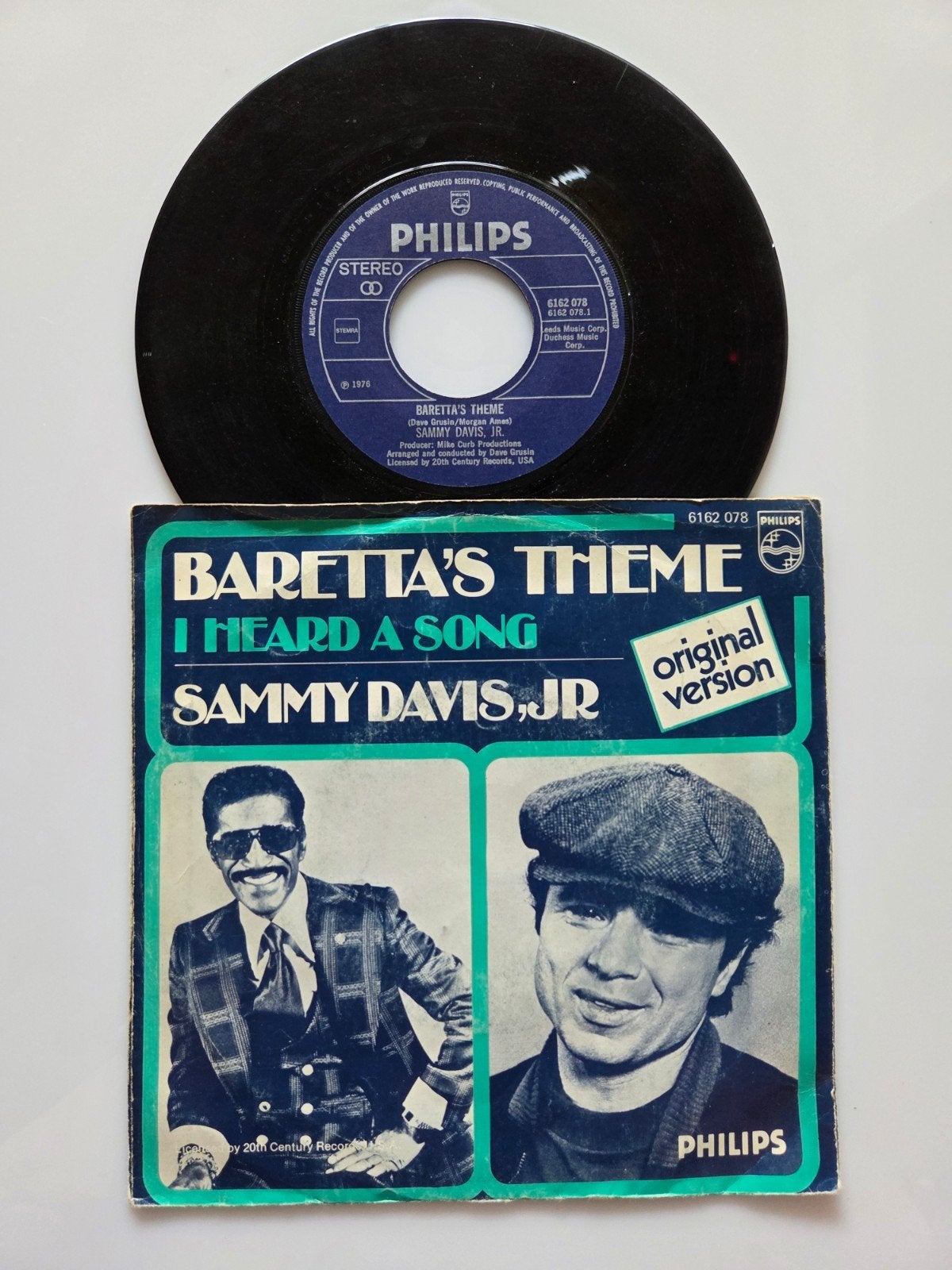 Sammy Davids, Jr - Baretta's theme, Ophalen of Verzenden, Gebruikt, 7 inch