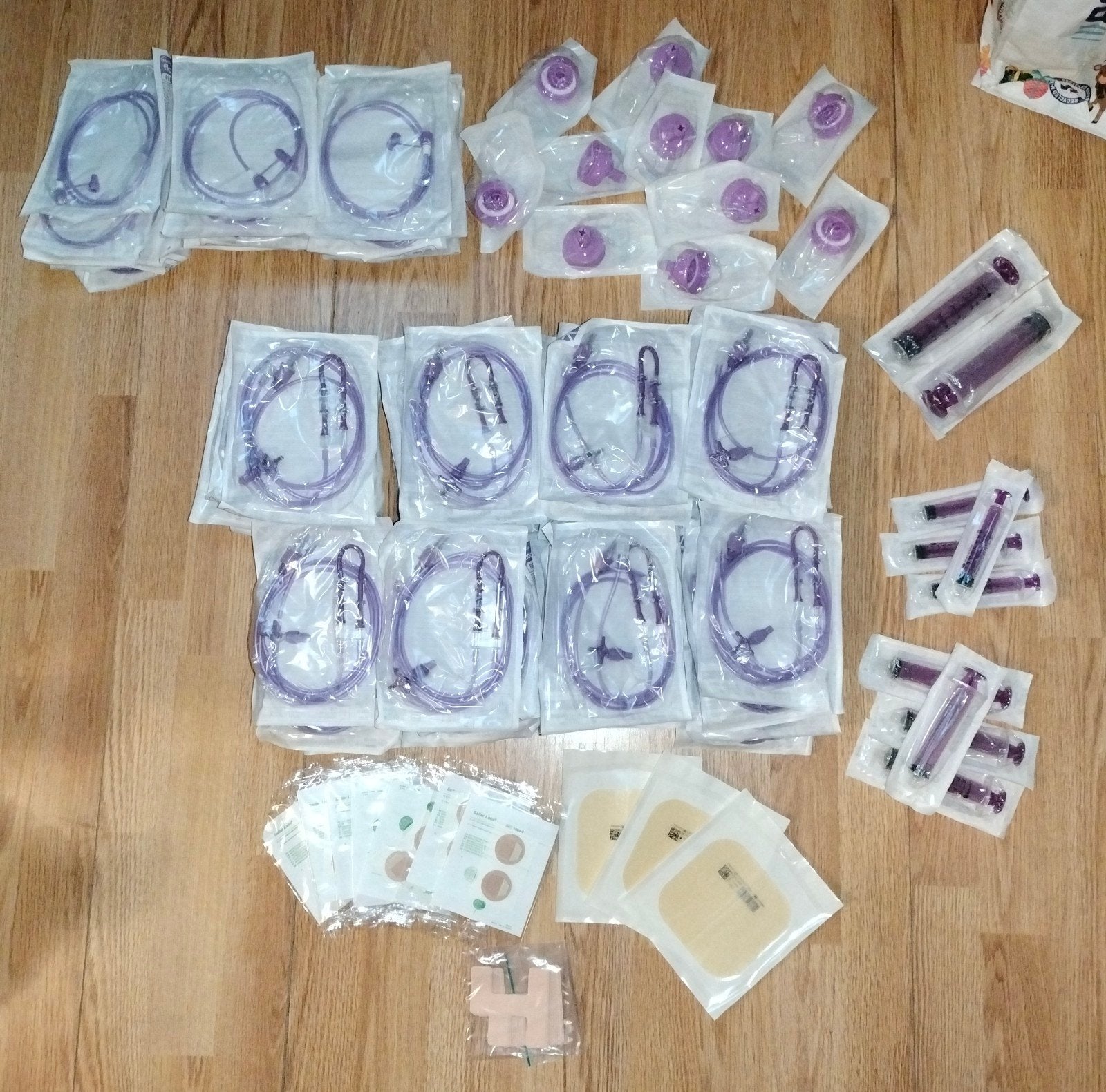 pakket sondevoedings benodigdheden, sondevoeding., Diversen, Ophalen of Verzenden, Nieuw