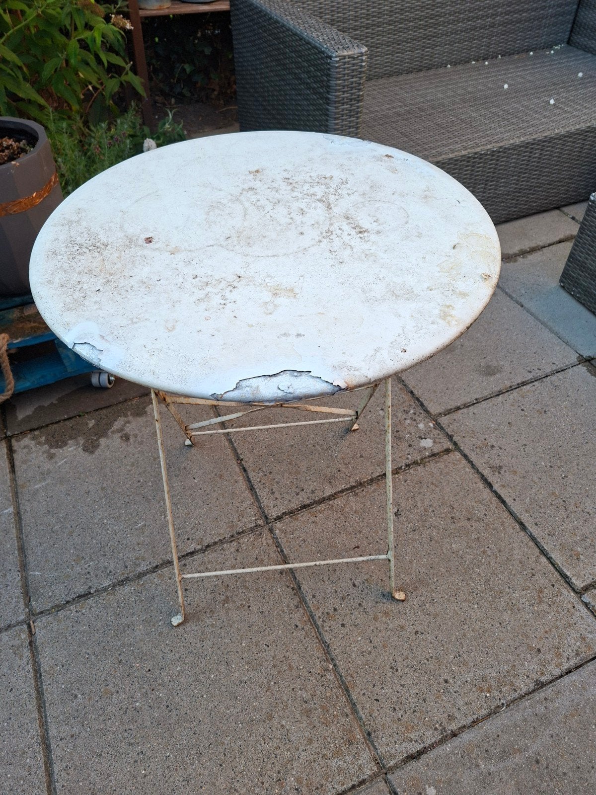 Bistro tafel (opknapper), Ophalen, Gebruikt, Rond, Overige materialen