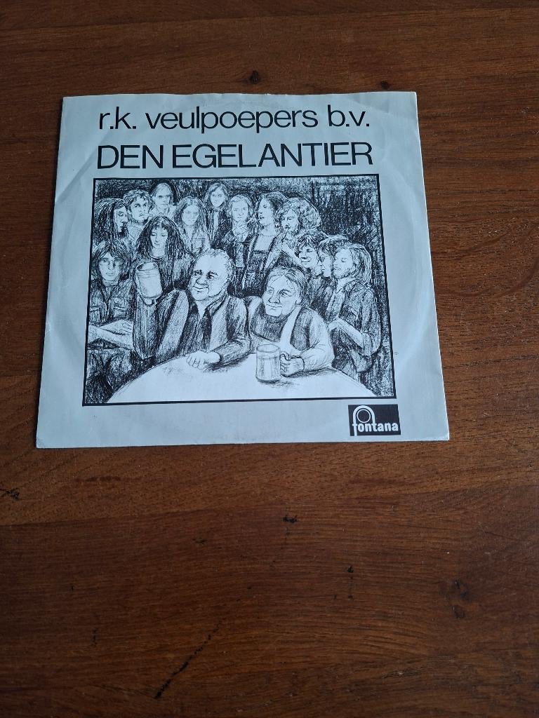 R.K.Veulpoepers b.v.,den egelantier, 7 inch, Single, Ophalen of Verzenden, Zo goed als nieuw