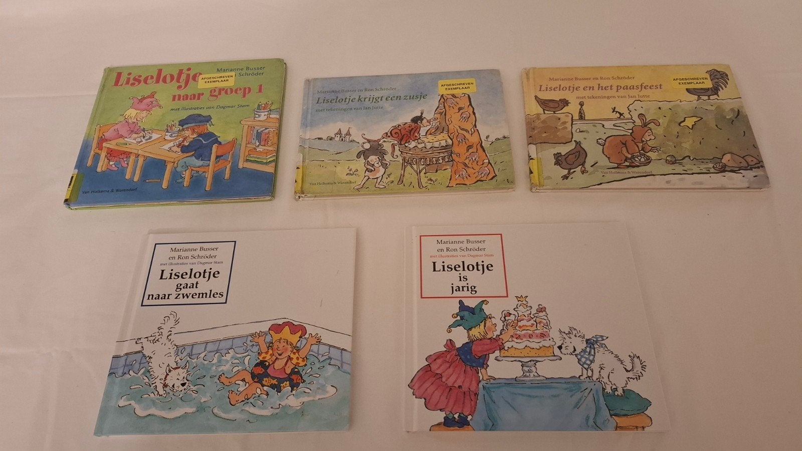 Liselotje Boekenpakket - 5 Leuke Verhalen, Boeken, Ophalen of Verzenden, Gelezen, Marianne Busser en Ron Schröder, Fictie algemeen