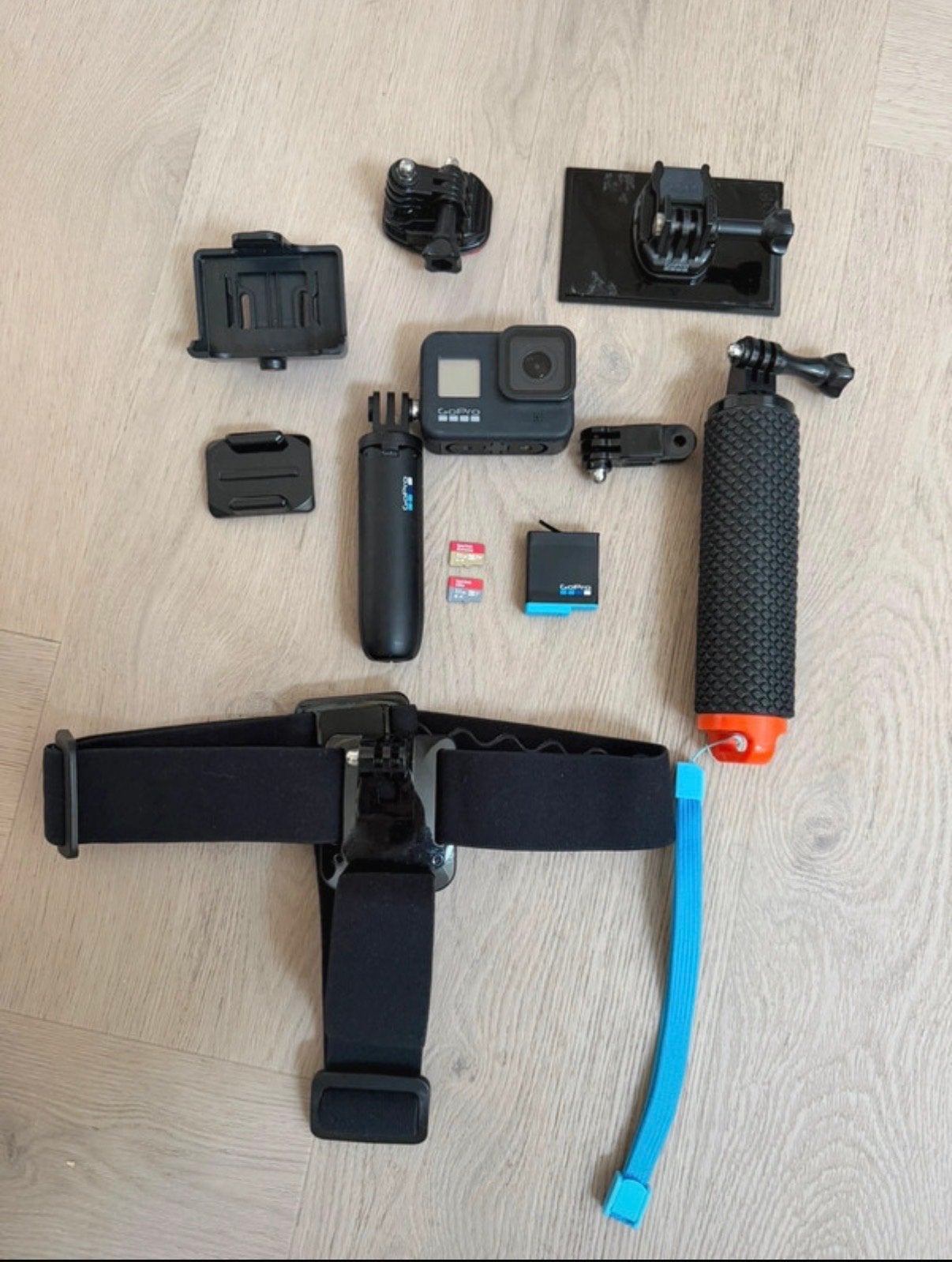 GoPro Hero 8 Black met accessoires, Audio, Tv en Foto, Actiecamera's, Ophalen of Verzenden, Zo goed als nieuw, GoPro