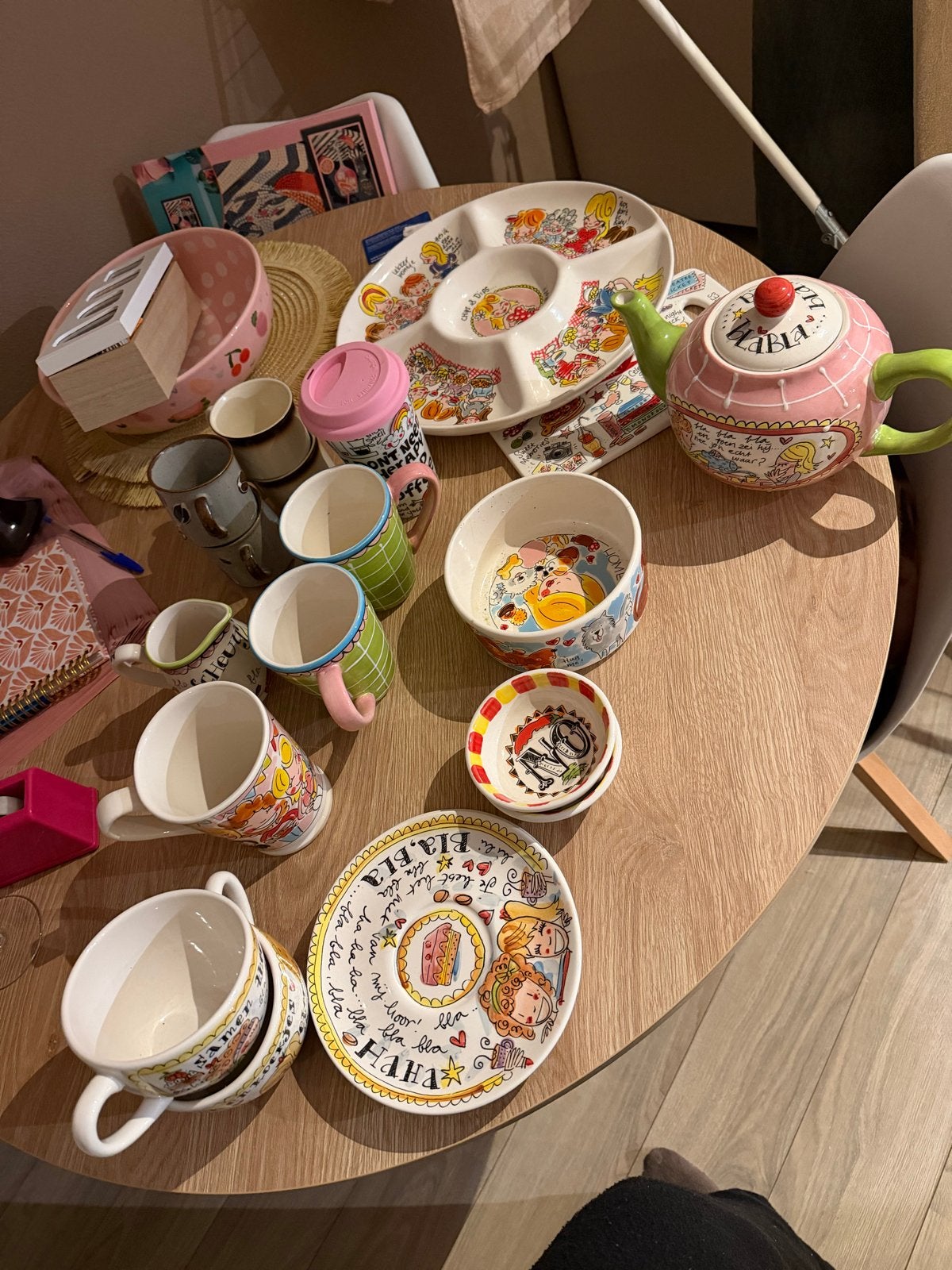 Groot Blond Amsterdam Servies Pakket - Diverse Items, Huis en Inrichting, Keuken | Servies, Gebruikt, Ophalen of Verzenden, Aardewerk