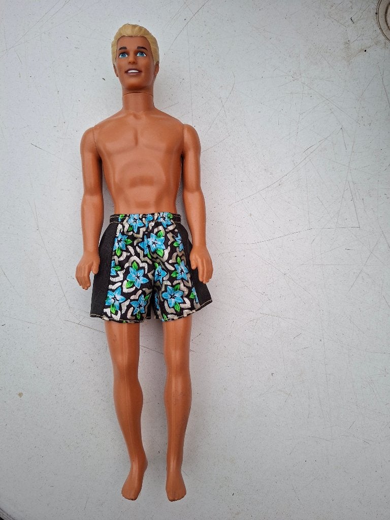 barbie Ken 1991 Mattel Tropical Splash Ken, Ophalen of Verzenden, Gebruikt, Fashion Doll