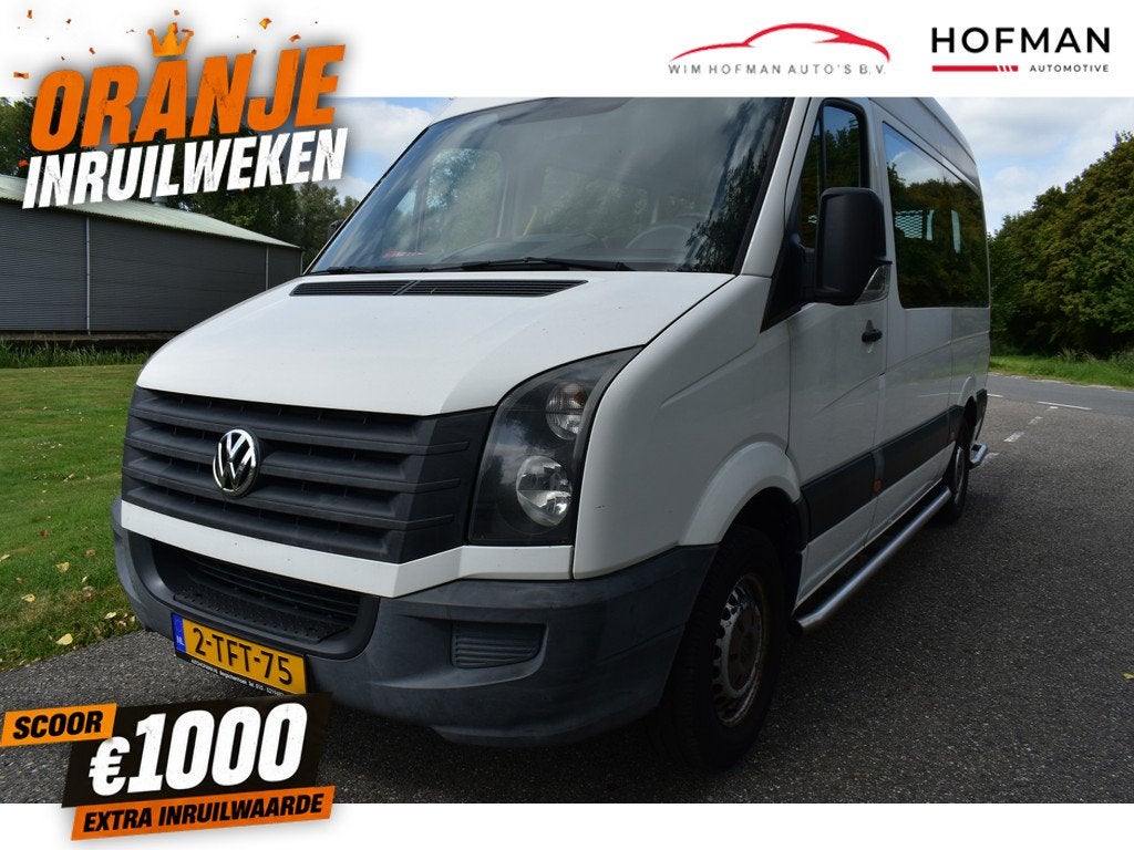 Volkswagen Crafter Nw Koppeling L2H2 Airco 9 pers Rolstoel l, 13 km/l, Achterwielaandrijving, Gebruikt, Euro 6
