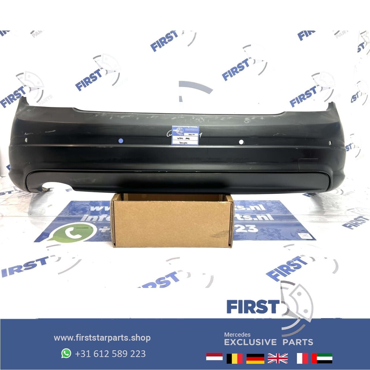 W204 AMG PRE-FACELIFT ACHTERBUMPER + DIFFUSER Mercedes C Kla