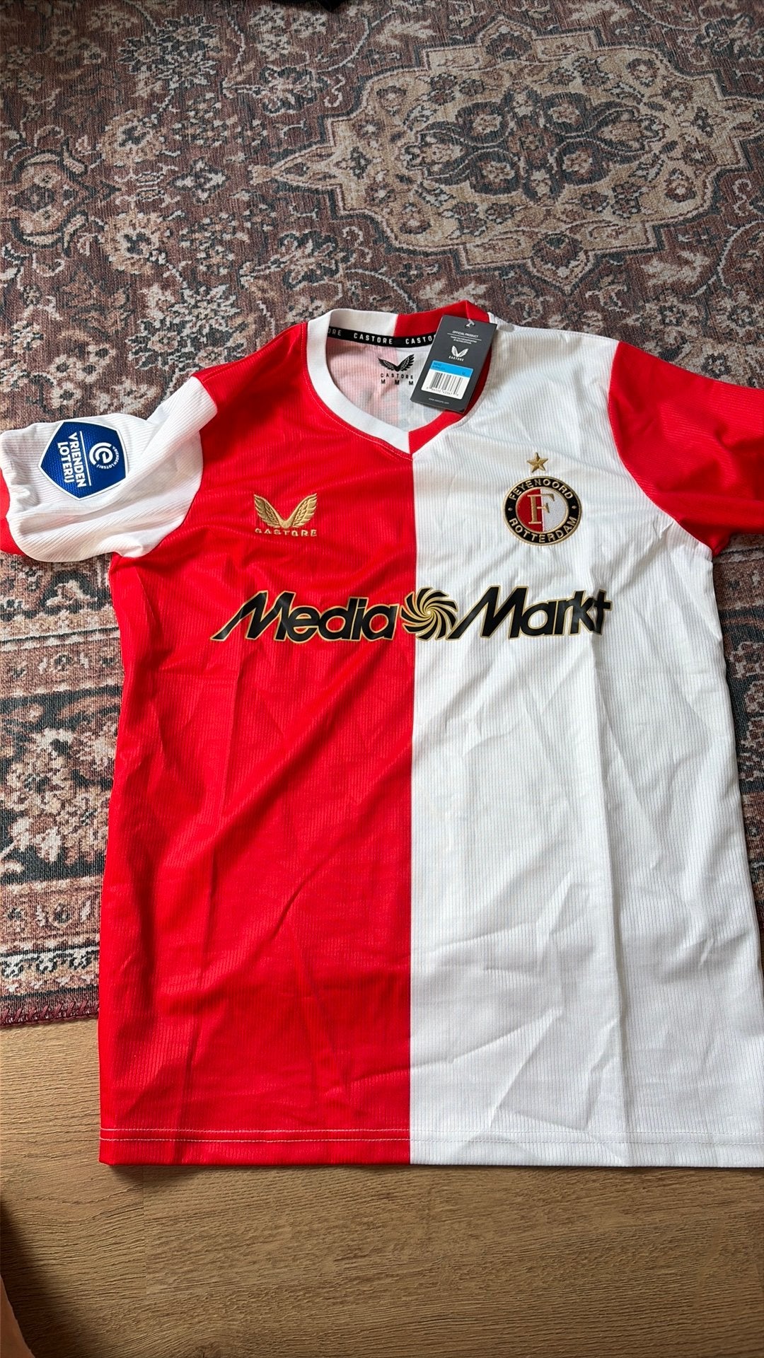 Feyenoord voetbalshirt thuisshirt 25/26. Maat M. Nieuw!, Maat M, Ophalen of Verzenden, Nieuw, Shirt