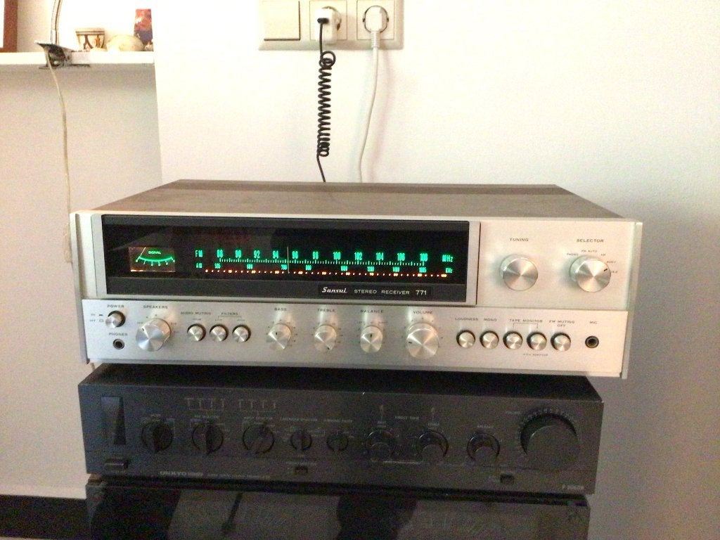Sansui 771, Audio, Tv en Foto, Versterkers en Receivers, Ophalen, Zo goed als nieuw, Minder dan 60 watt, Overige merken