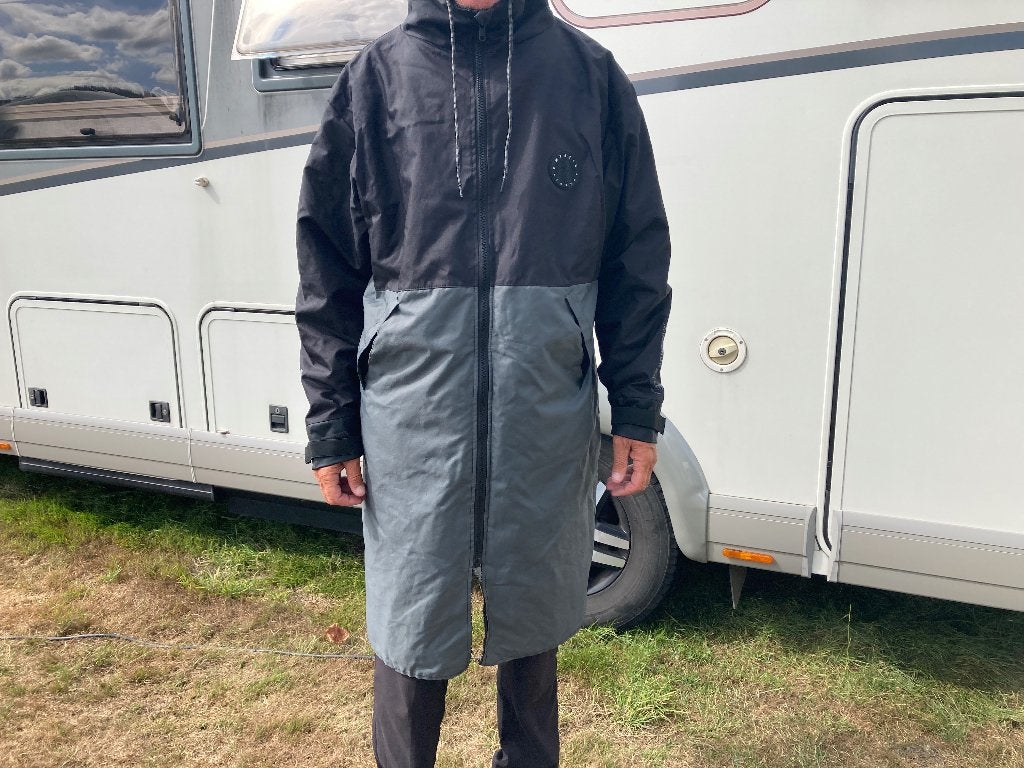 Windsurfjas Surf Poncho Mystic Deluxe Explore, Watersport en Boten, Watersportkleding, Ophalen, Heer, Zo goed als nieuw, Mystic