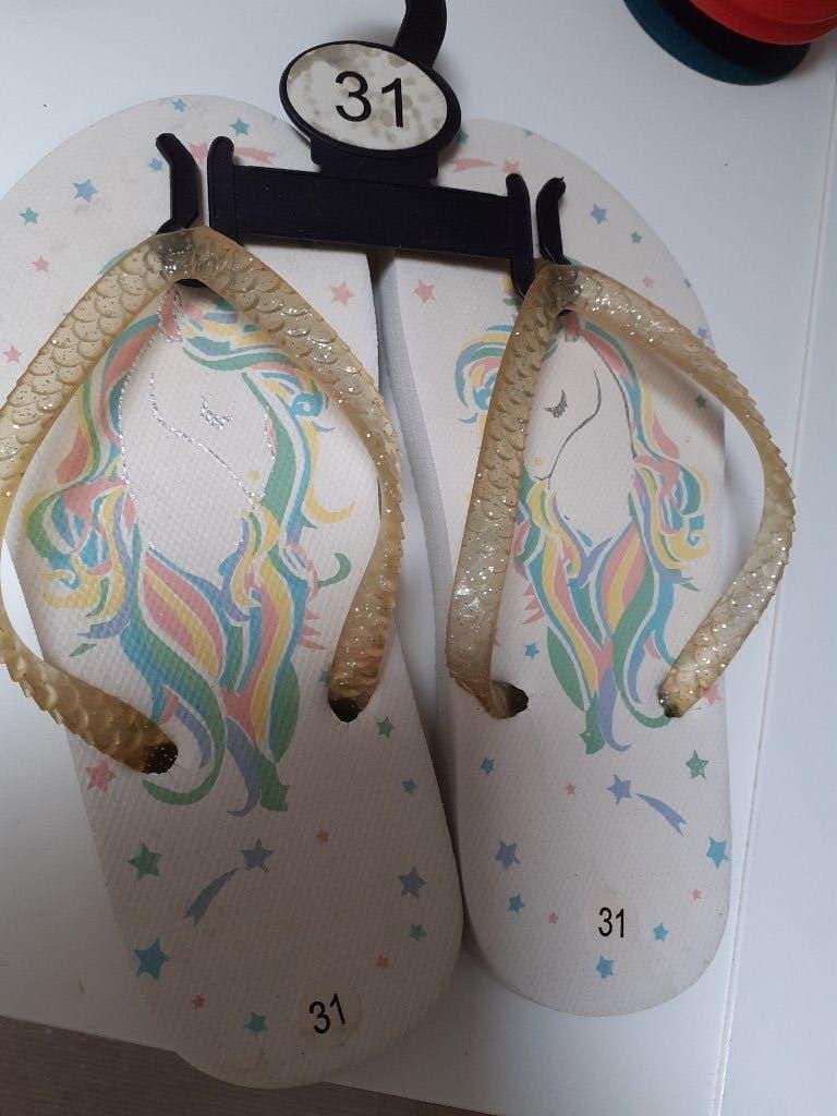 Zwem / Teenslippers Unicorn Mt 31 Nieuw, Zwemschoenen, Meisje, One size, Nieuw
