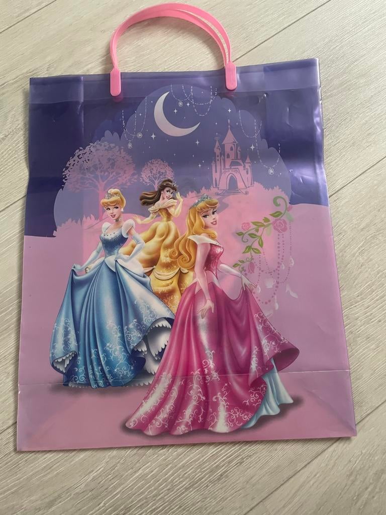 Disney Prinsessen Cadeautas - Herbruikbaar, Ophalen of Verzenden, Gebruikt, Feestartikel, Verjaardag
